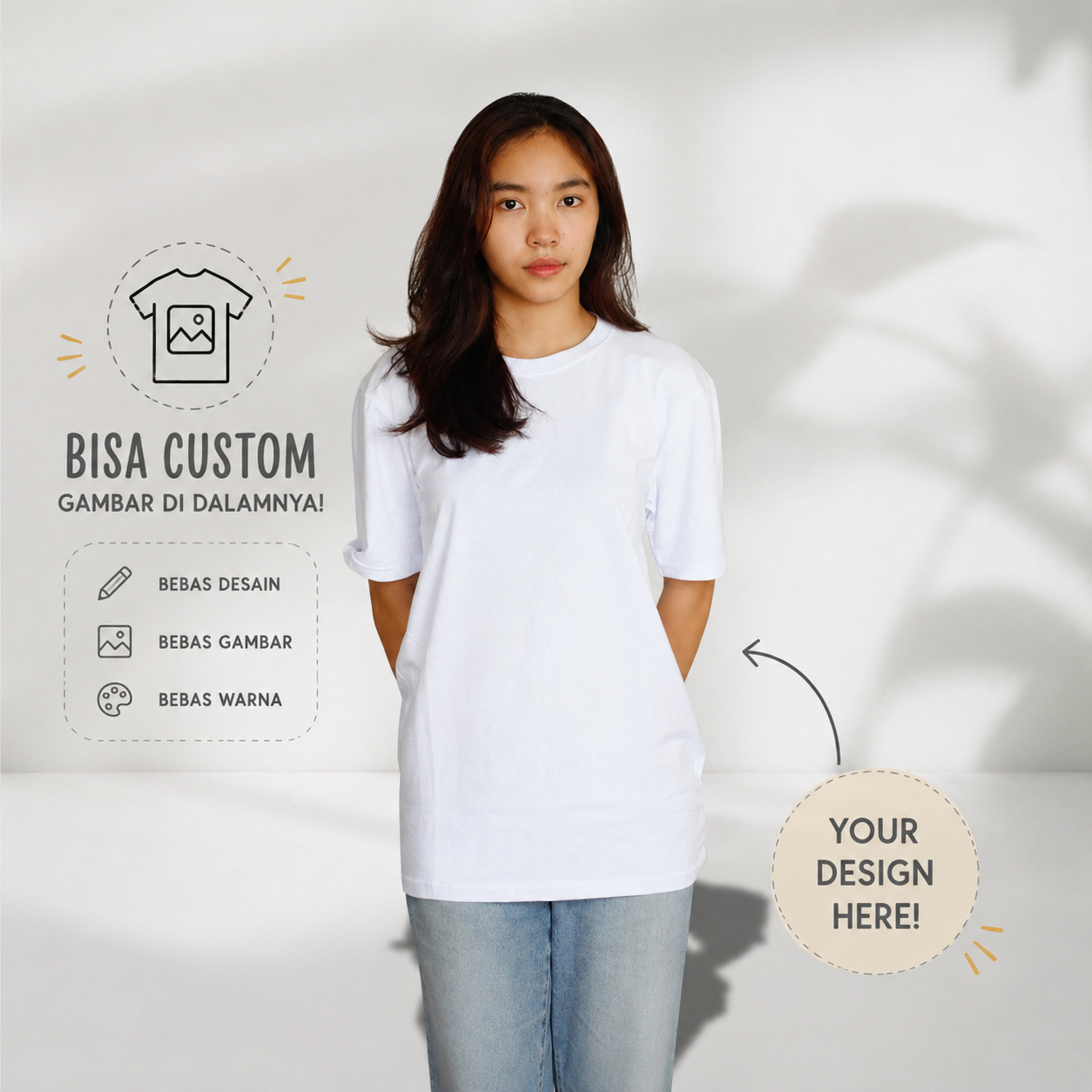 Kaos Custom Cotton Combed 30s