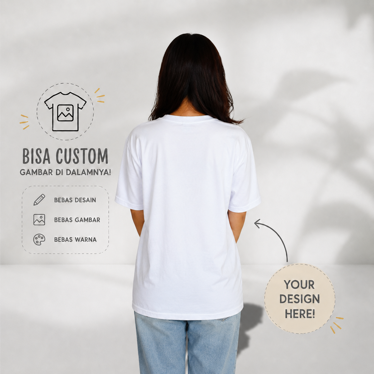 Kaos Custom Cotton Combed 30s