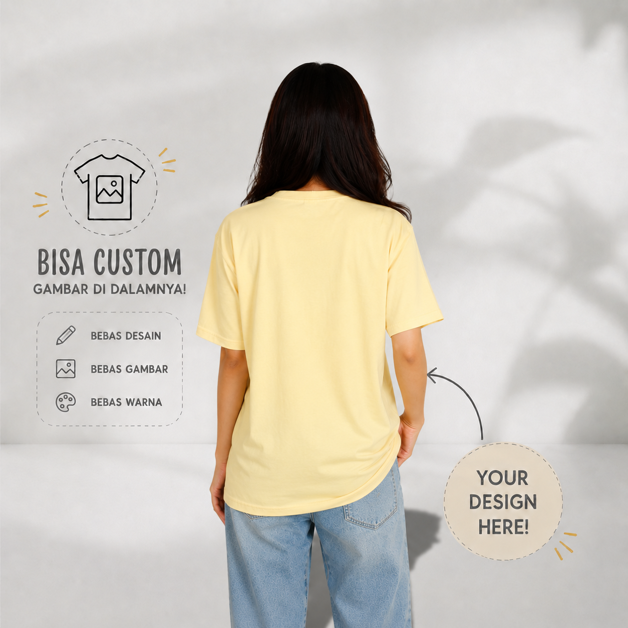 Kaos Custom Cotton Combed 20s