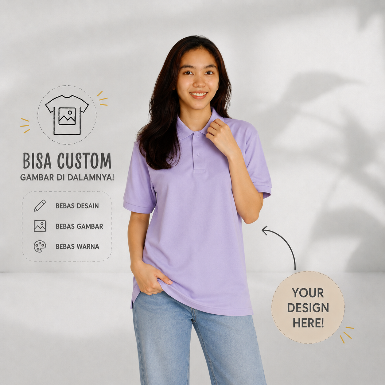 Polo Custom Polyester 30s